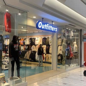 Outfitters location at the mall